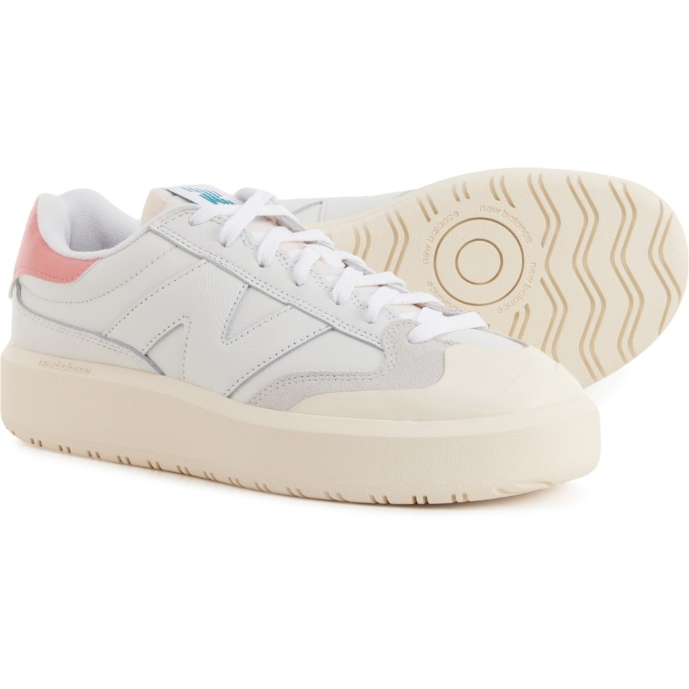 New Balance CT302 Casual Sneakers White Beige Pink Mens Size 10